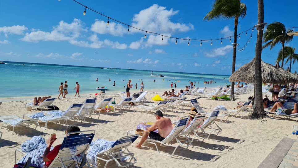 Praia em Aruba