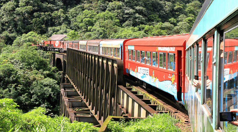 trem que liga curitiba até morretes