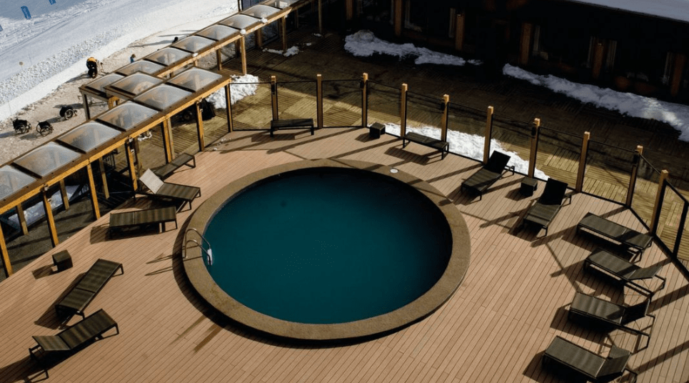 Piscina em Valle Nevado