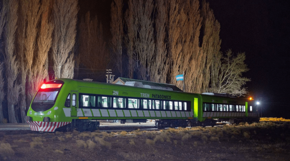 Atração turística noturna na Argentina