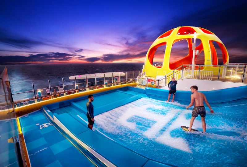 FlowRider do cruzeiro Odyssey of the Seas