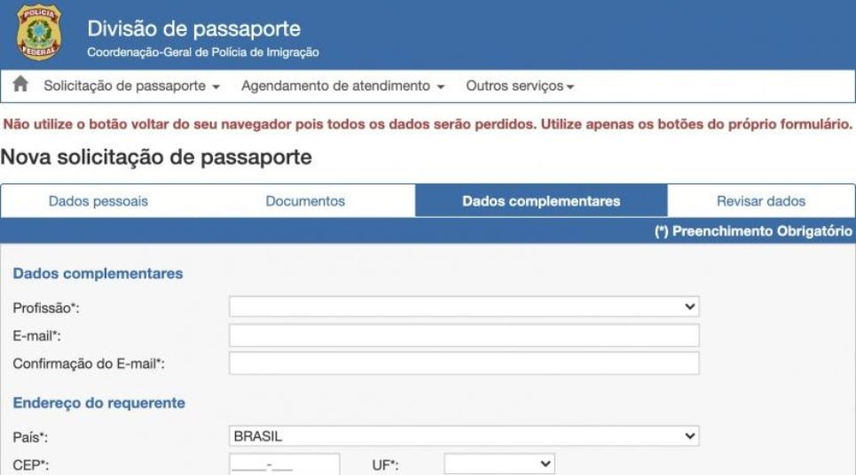 Como tirar o passaporte